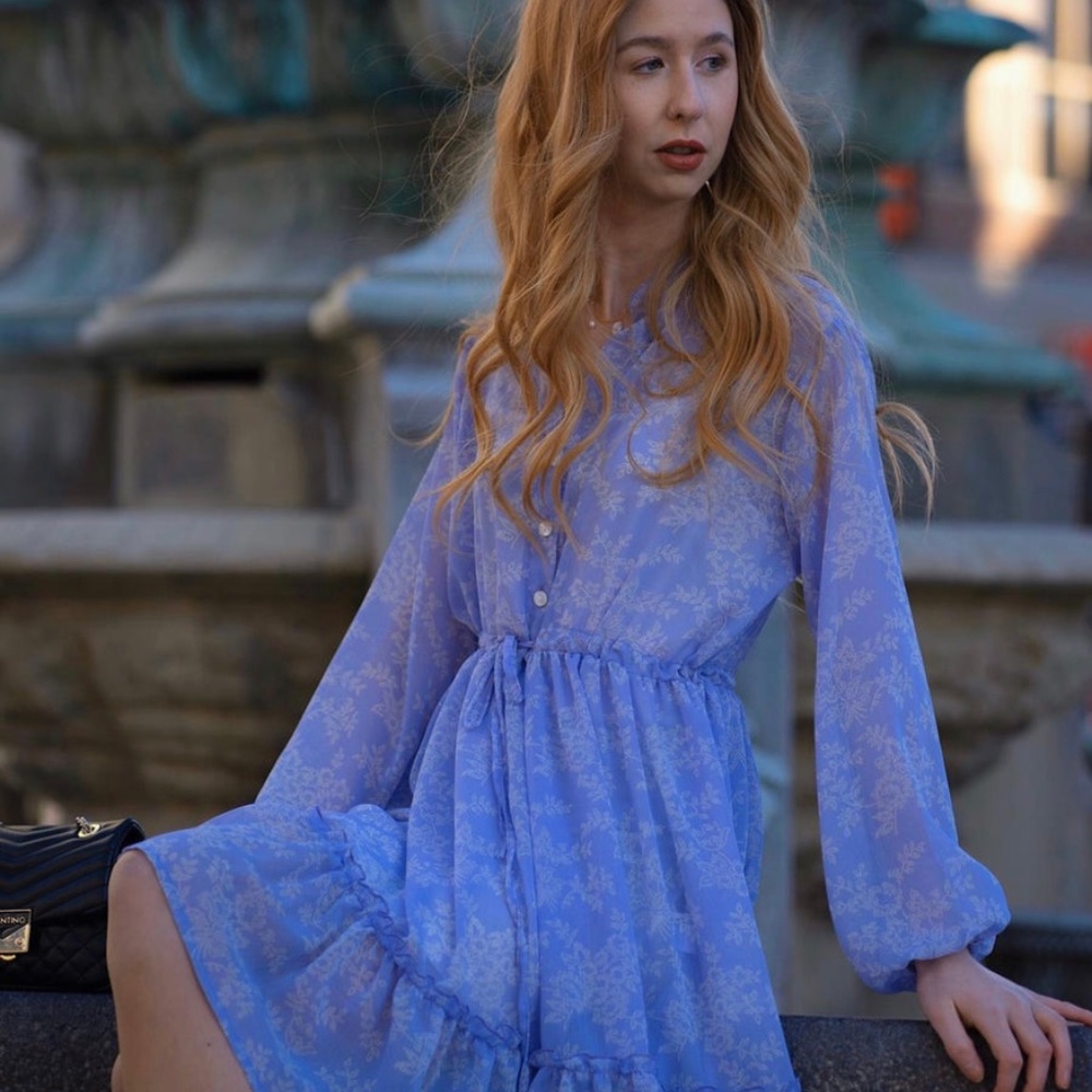 OST London Purple Nikoline Dress